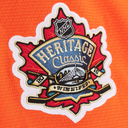 Men's Edmonton Oilers Leon Draisaitl Mitchell & Ness Orange Power Play Jersey