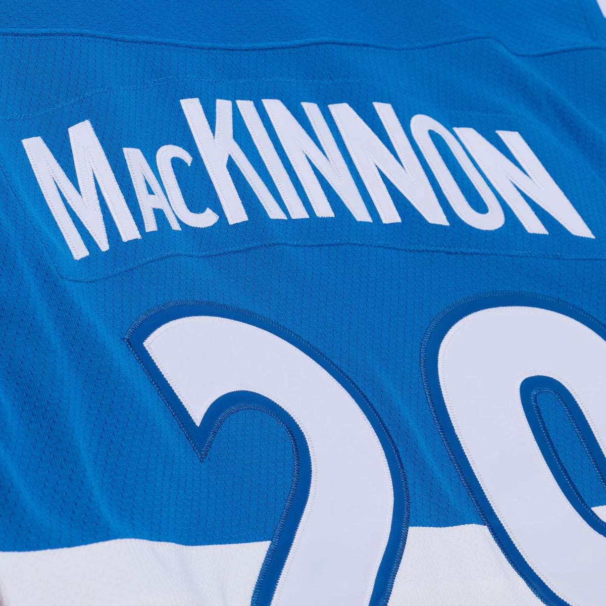 Men's Colorado Avalanche Nathan MacKinnon Mitchell & Ness Blue 2020 Power Play Jersey