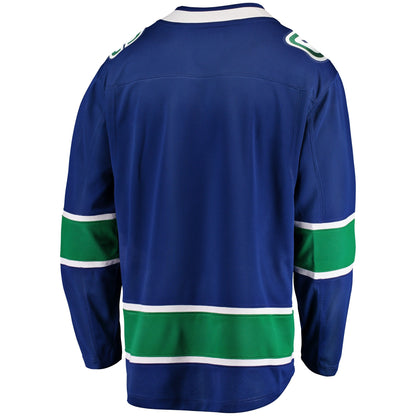 Men's Vancouver Canucks Fanatics Blue Home Team Breakaway Jersey