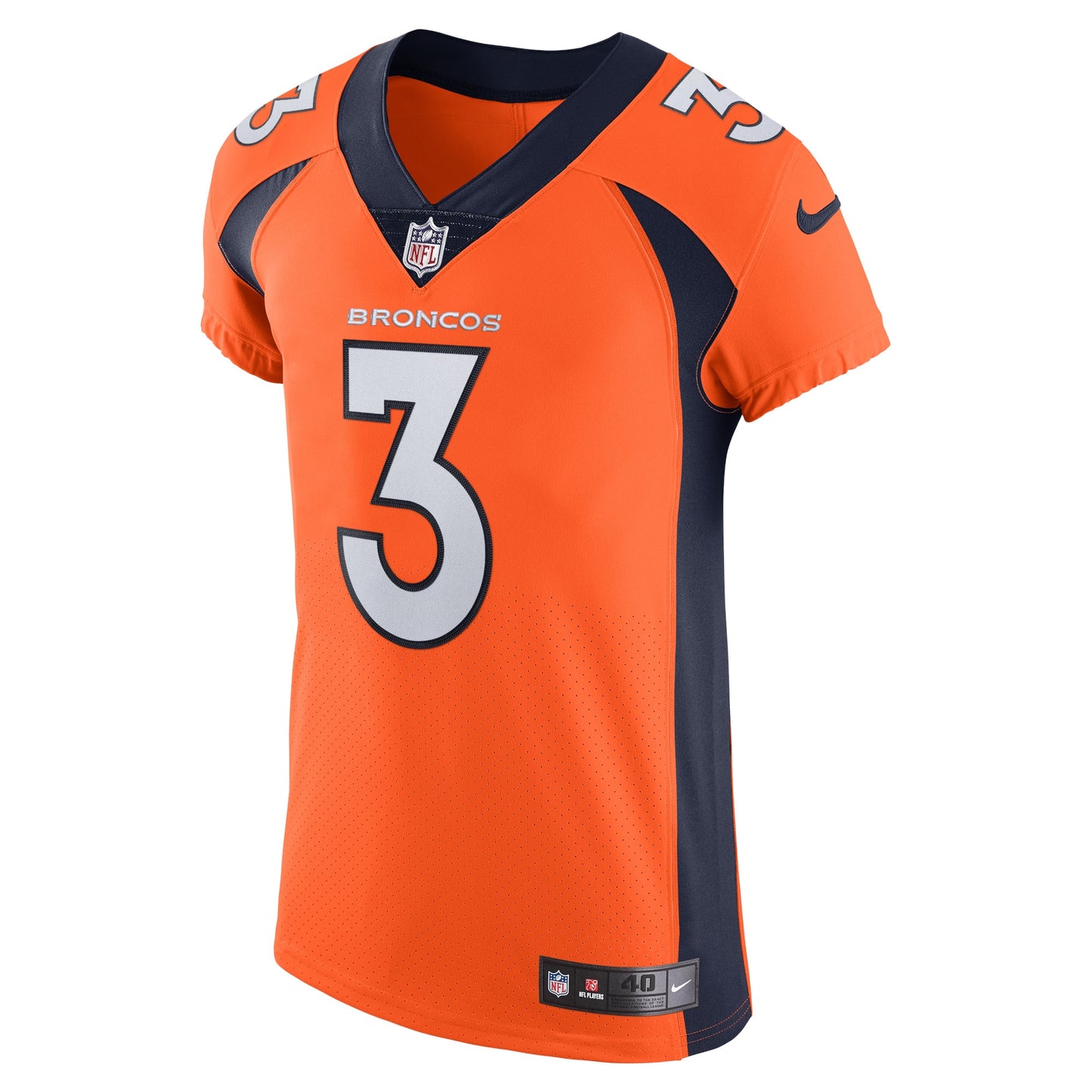 Russell Wilson Denver Broncos Vapor Elite Jersey - Orange