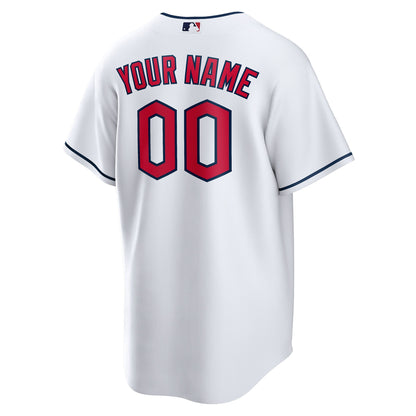 Cleveland Guardians Youth Replica Custom Jersey - White