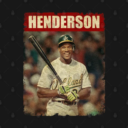 Rickey Henderson - New Retro Style Hoodie