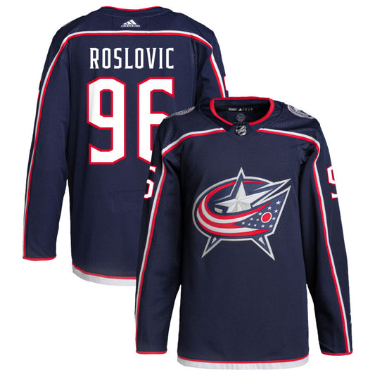 Jack Roslovic Columbus Blue Jackets Home Primegreen Authentic Pro Jersey - Navy