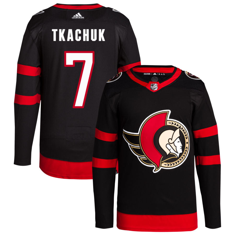 Brady Tkachuk Ottawa Senators Home Primegreen Authentic Pro Jersey - Black