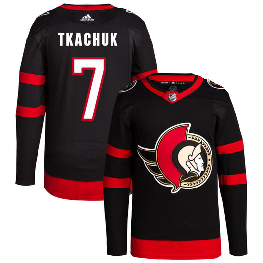 Brady Tkachuk Ottawa Senators Home Primegreen Authentic Pro Jersey - Black