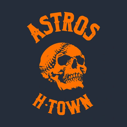 Astros Skull Hoodie
