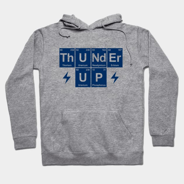 Thunder Up, Periodic Table - Orange Hoodie