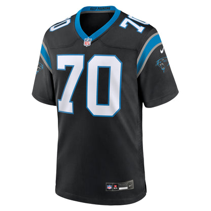 Brady Christensen Carolina Panthers Team Game Jersey - Black