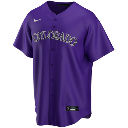 Colorado Rockies Alternate Replica Custom Jersey - Purple