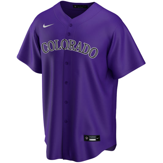Colorado Rockies Alternate Replica Custom Jersey - Purple