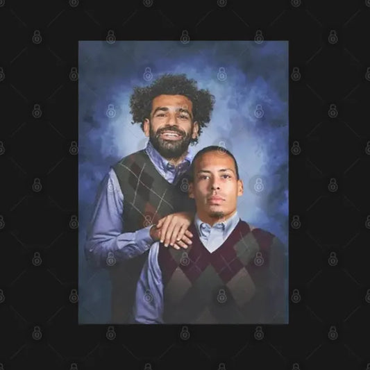 Mo Salah & Virgil Van Dijk Stepbrothers T-Shirt