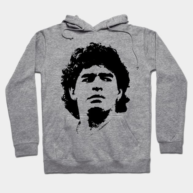 Diego Maradona Pop Art Portrait Hoodie