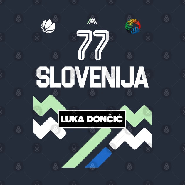 Luka Doncic Slovenia Jersey Fan Design Hoodie