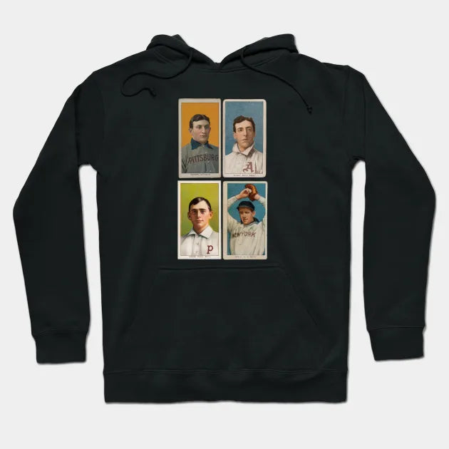 T206 Big Four Cards - Wagner, Plank, Magie, & Doyle Hoodie