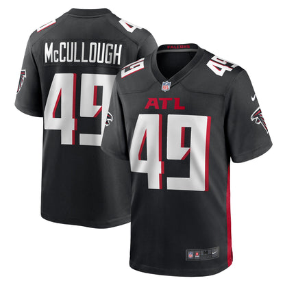 Liam McCullough Atlanta Falcons Team Game Jersey - ?Black
