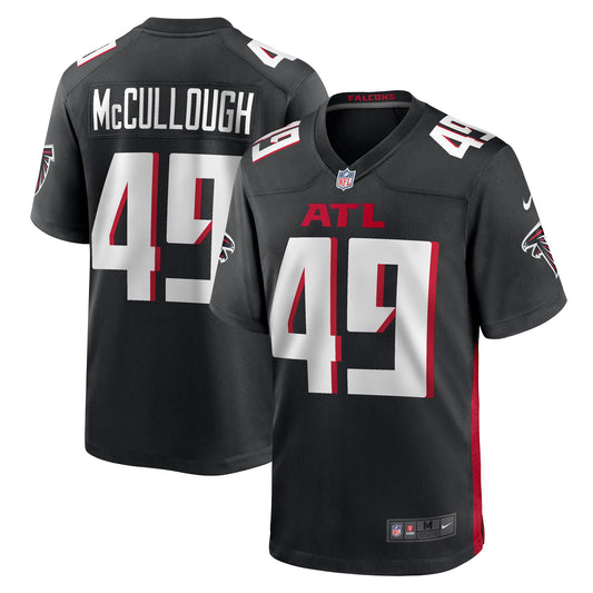Liam McCullough Atlanta Falcons Team Game Jersey - ?Black