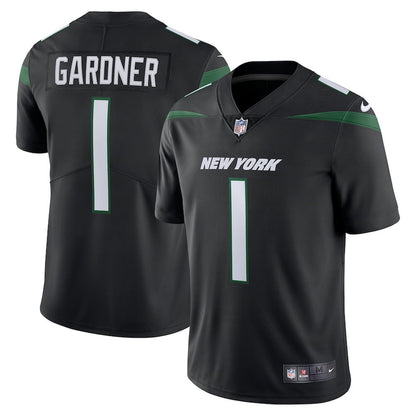 Men's New York Jets Sauce Gardner Vapor Jersey - Black