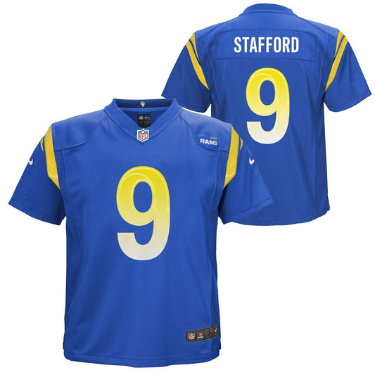 Preschool Matthew Stafford Royal Los Angeles Rams Game Jersey