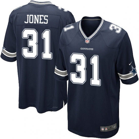 Men's Dallas Cowboys Byron Jones Game Jersey Navy Blue