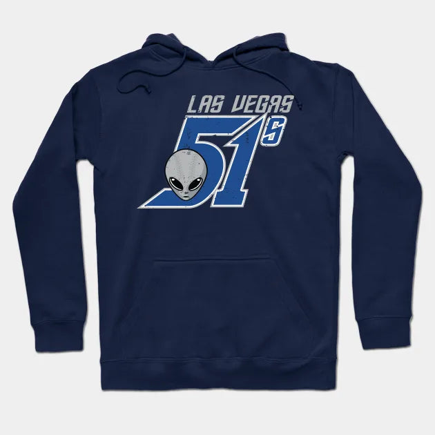 Las Vegas 51S Defunct Vintage Baseball Hoodie