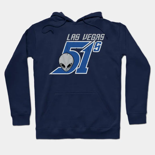 Las Vegas 51S Defunct Vintage Baseball Hoodie