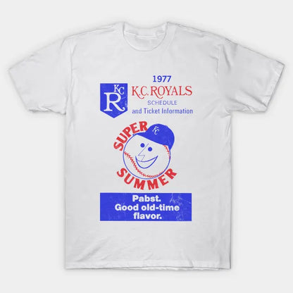 Kansas City Royals - Vintage 50S Design T-Shirt