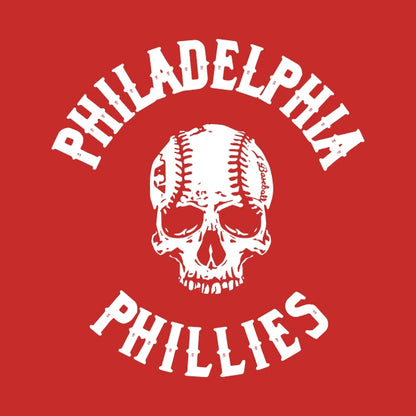 Phillies Skull Hoodie
