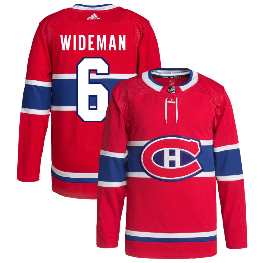Chris Wideman Montreal Canadiens Home Primegreen Authentic Pro Jersey - Red