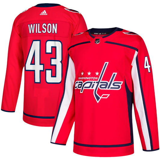 Tom Wilson Washington Capitals Home Authentic Player Jersey - Red