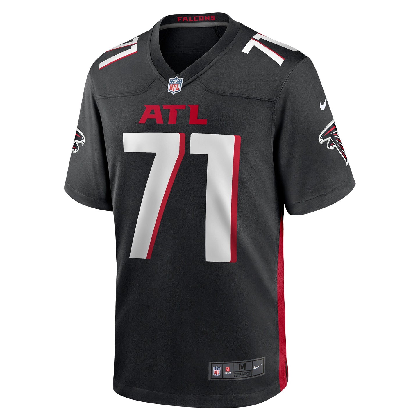 Sam Jones Atlanta Falcons Game Jersey - Black