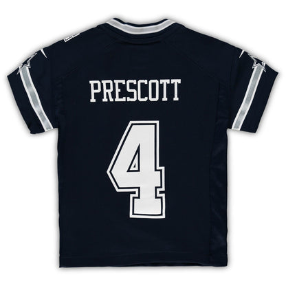 Preschool Dak Prescott Navy Dallas Cowboys Team Game Jersey