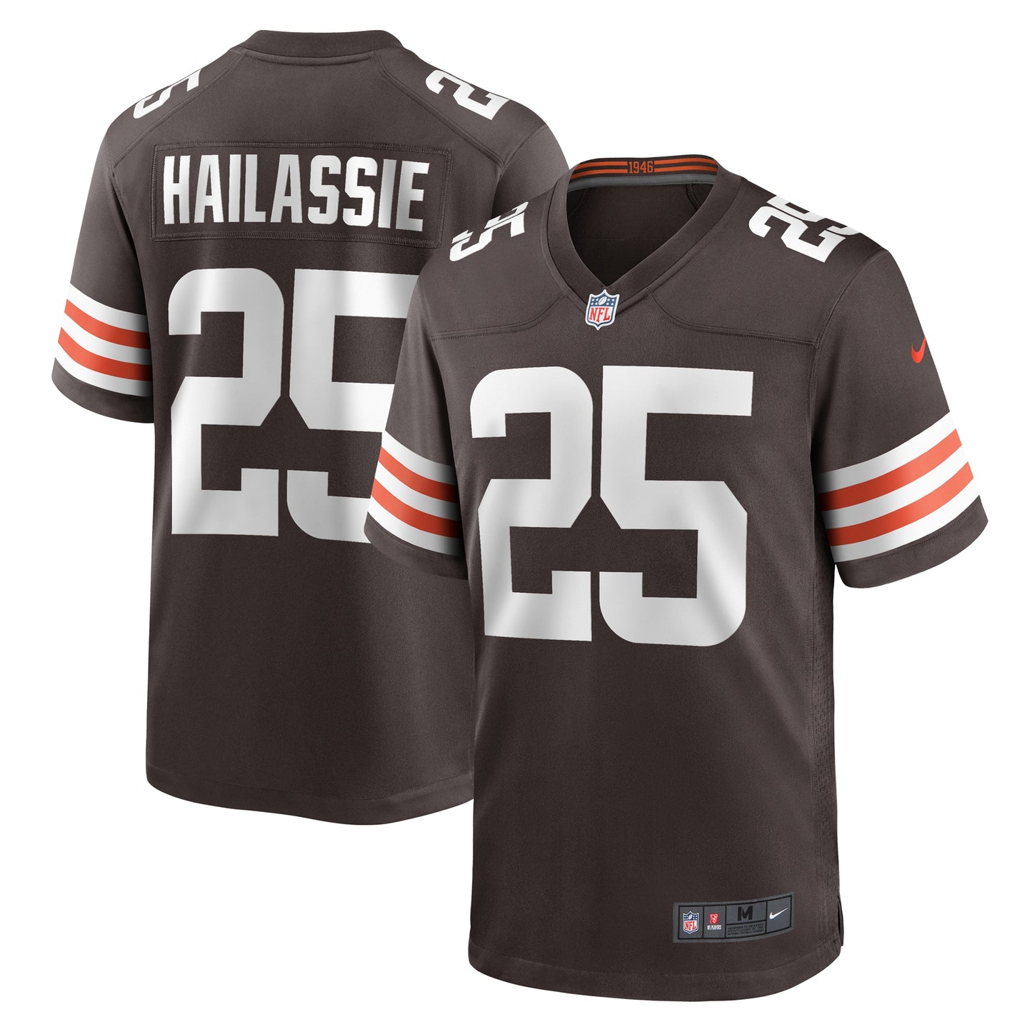 Kahlef Hailassie Cleveland Browns Team Game Jersey - ?Brown