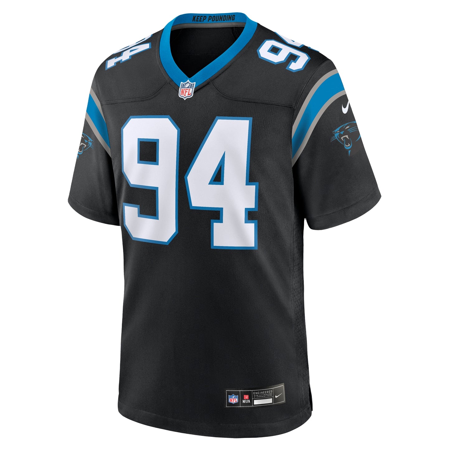 Henry Anderson Carolina Panthers Team Game Jersey - Black