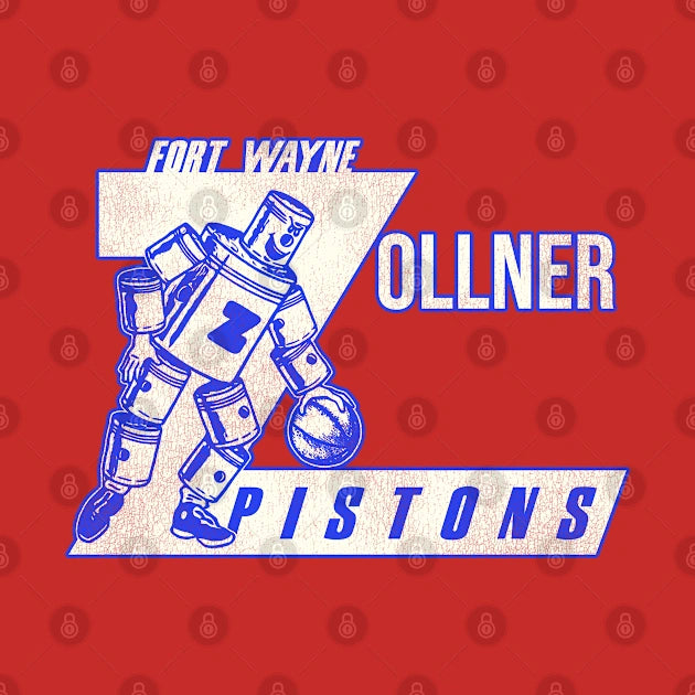 Defunct Fort Wayne Zollner Pistons Basketball Team Hoodie