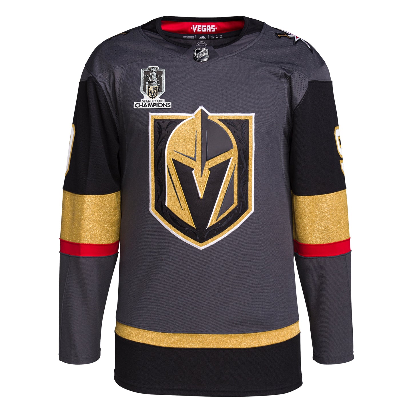 Jack Eichel Vegas Golden Knights 2023 Stanley Cup Champions Authentic Alternate Player Jersey - Gray