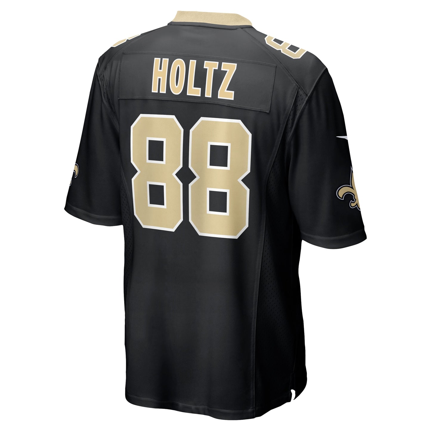 J.P. Holtz New Orleans Saints Game Player Jersey - Black