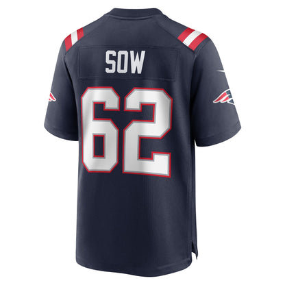 Sidy Sow New England Patriots Team Game Jersey - ?Navy