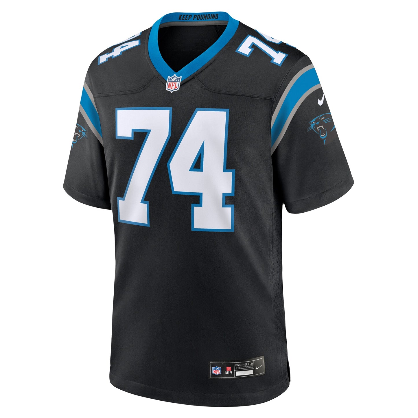 David Sharpe Carolina Panthers Team Game Jersey - ?Black