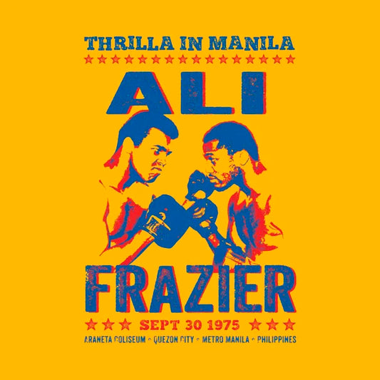 Thrilla In Manila Ali V'S Frazier Vintage T-Shirt