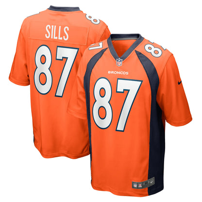 David Sills Denver Broncos Team Game Jersey - ?Orange