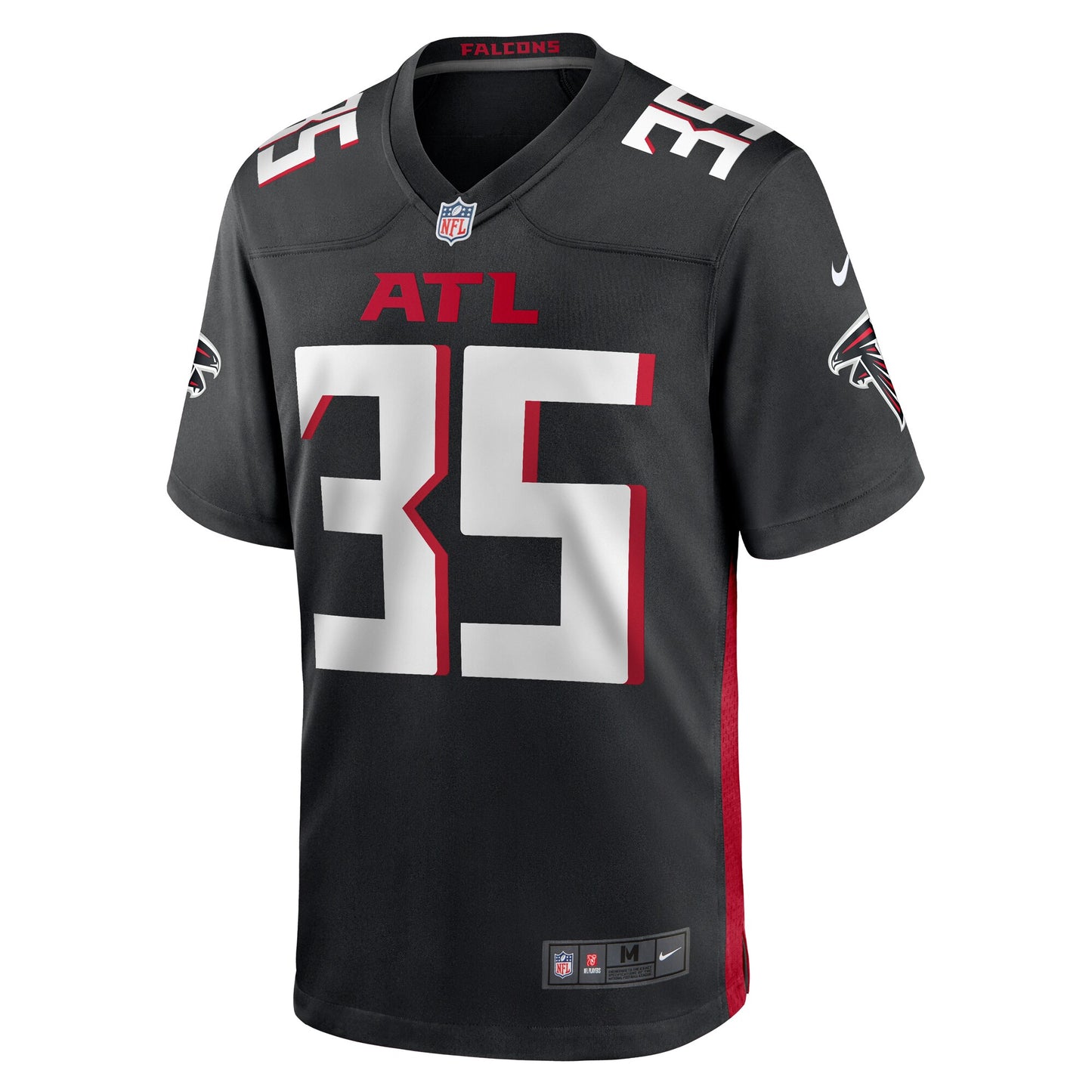 Natrone Brooks Atlanta Falcons Team Game Jersey - ?Black