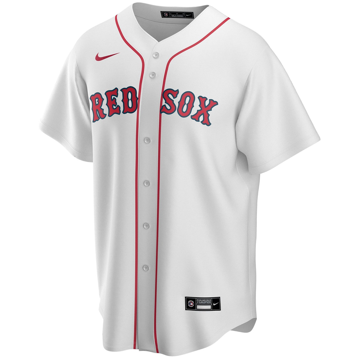 Boston Red Sox Home Replica Custom Jersey - White