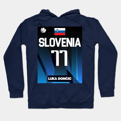Luka Doncic 2021 Slovenia Jersey Fan Design Hoodie