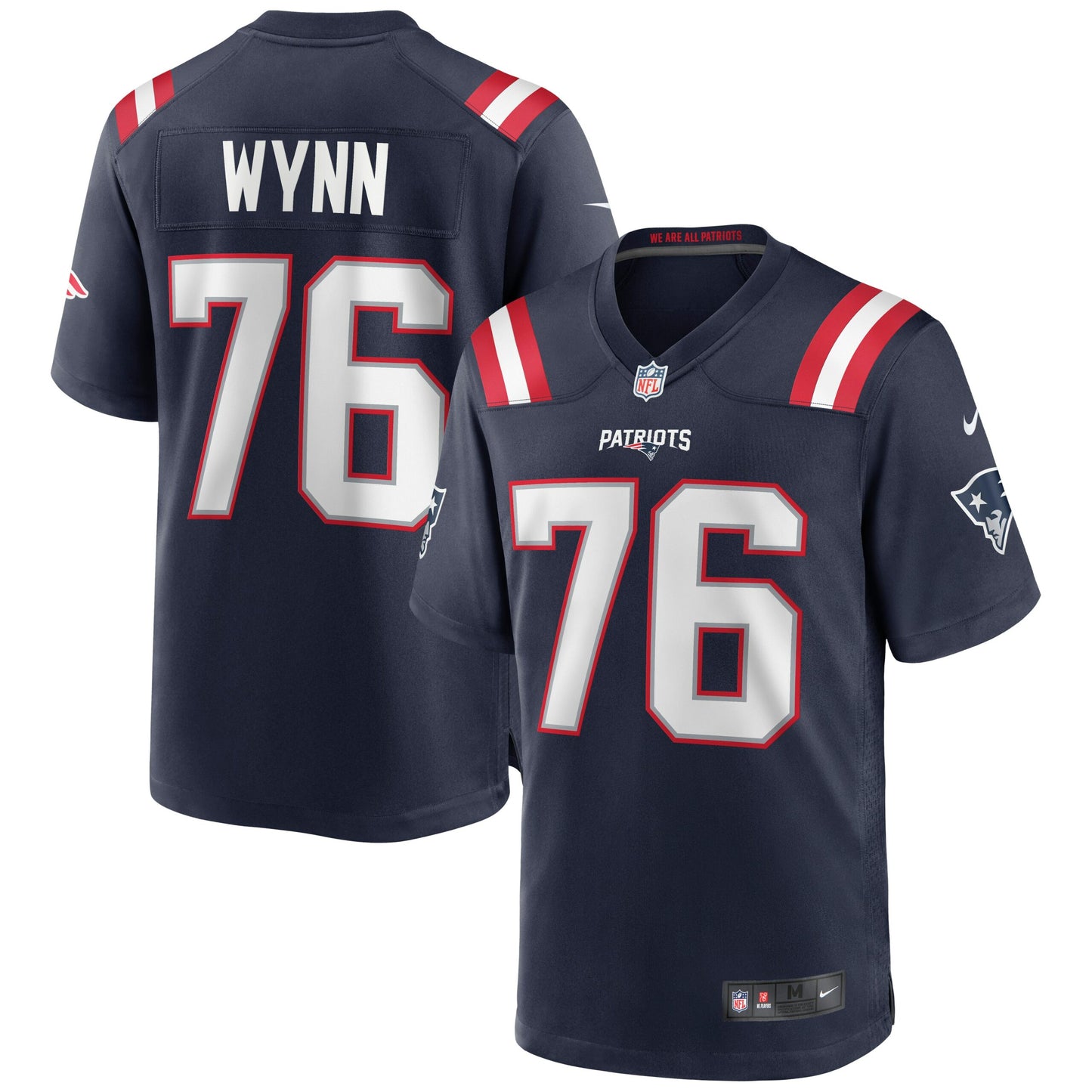 Isaiah Wynn New England Patriots Game Jersey - Navy