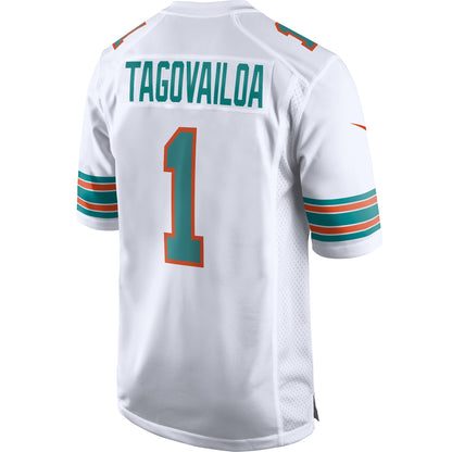 Tua Tagovailoa Miami Dolphins 2nd Alternate Game Jersey - White