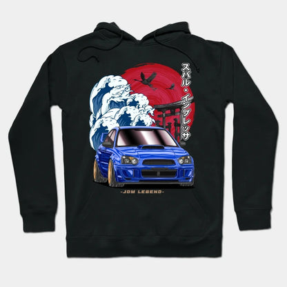Jdm Subie Impreza Wrx Sti Blobeye Hoodie
