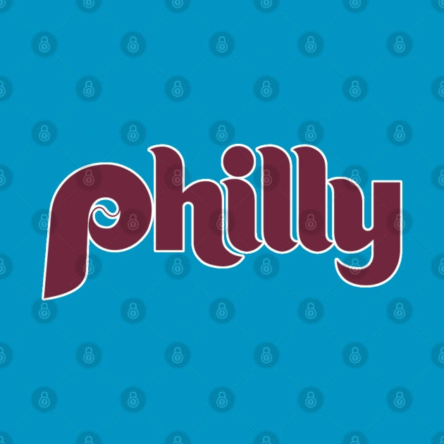 Philadelphia Phillies Retro Powder Blue Philly T-Shirt