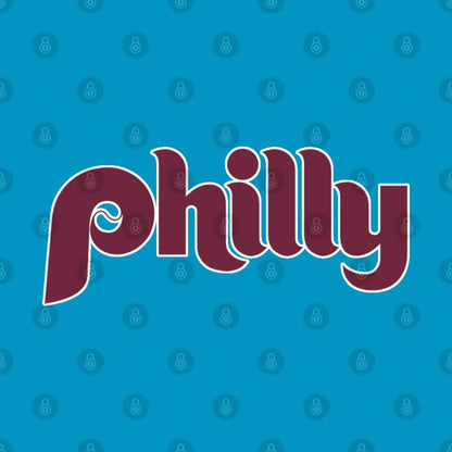 Philadelphia Phillies Retro Powder Blue Philly T-Shirt