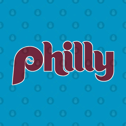 Philadelphia Phillies Retro Powder Blue Philly T-Shirt