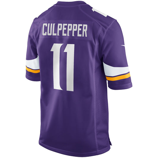 Daunte Culpepper Minnesota Vikings Game Retired Player Jersey - Purple